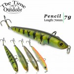  Fishing Lure Jerkbait Hard bait Pencil Lure Artificial Lures Fishing Tackle Floating Isca Fishing Bait 7g/70mm