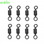  Fishing rolling swivels Carp fishing tackle long body rolling swivel 4#  fishing terminal tackle