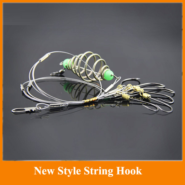  Hot Sale!!! High quality Capture off ability fishing hook 1PCS string hook explosion hook fishing lure tackle box