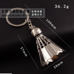 1 PC mini creative styles  3D badminton Metal  For Gift Souvenir