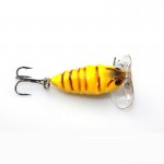 1 Pcs Plastic Top water Insects Lure 4cm 4.2g Fishing Bait Bass Crank Bait Free Shipping YE-206