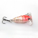 1 Pcs Plastic Top water Insects Lure 4cm 4.2g Fishing Bait Bass Crank Bait Free Shipping YE-206