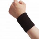 1 Piece Sport Wristband Brace Wrap Bandage Gym Running Sports Safety Wrist Support Badminton Terry Cloth Cotton Sweat Band