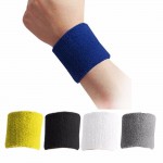 1 Piece Sport Wristband Brace Wrap Bandage Gym Running Sports Safety Wrist Support Badminton Terry Cloth Cotton Sweat Band