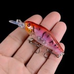 1 pcs High Quality  Minnow Fishing Lure 10 Color Fishing Bait 7CM-8.5g Carp Fishing hooks Lead Hard Lure  Fishing Tackle