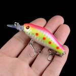 1 pcs High Quality  Minnow Fishing Lure 10 Color Fishing Bait 7CM-8.5g Carp Fishing hooks Lead Hard Lure  Fishing Tackle