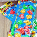 1 set Learning & education magnetic fishing Playsets toy 12 Plastic Fish and 1 Rod baby Bath Time game gift toy  funny gadgets