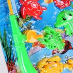 1 set Learning & education magnetic fishing Playsets toy 12 Plastic Fish and 1 Rod baby Bath Time game gift toy  funny gadgets