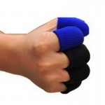 10 Pcs Elastic Finger Sleeves Basketball Sports Safety Thumb Brace Protector For Volleyball Badminton Fitness Gym Health Care