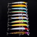 10 pcs/lot 8.5G Laser Minnow Fishing Lure Floating 11.5cm/18g Wobblers Artificial Bait Hard Crankbaits