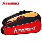 100% Original Kawasaki 8308 Racket Backpack Sports Badminton Bag Single Shoulder (for 3 Rackets) Racket Bag Gym