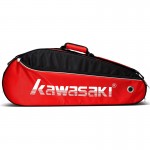 100% Original Kawasaki 8308 Racket Backpack Sports Badminton Bag Single Shoulder (for 3 Rackets) Racket Bag Gym