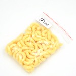 100 pcs 2cm 0.4g Maggot Grub Soft Lure Protein Soft Bait Worm Fishing Lures 5 Colors Maggots Grubs Lures Fishing Tackle On Sale