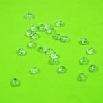 [1000pcs] New Transparent Clear Oval Cross Hole Beads Sabiki Rig DIY Jumper Link Beads 3 Way Connector 2 Hole Beans Wholesale