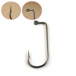 [100PCS/LOT] Aberdeen Offset Jig Hook High Carbon Steel 90 Degree Shank Bent Saltwater Jig Hooks  4 6