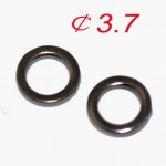 100Pcs Carp fishing Quick change Round rig rings fishing rigs O rings 3.1mm&3.7mm