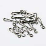 100pcs/lot 6# 5# 4# 3# 2# 1# 0# Hanging Snap B Fishing Swivel Barrel Fishing Connector Accessories Tackle Tools