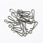 100pcs/lot 6# 5# 4# 3# 2# 1# 0# Hanging Snap B Fishing Swivel Barrel Fishing Connector Accessories Tackle Tools