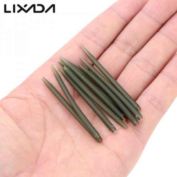 100pcs/lot Terminal Carp Fishing Anti Tangle Sleeves Connect With Fishing Hook 53mm Fishing Accessories