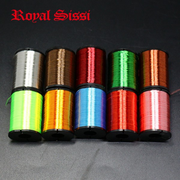 10Colors SALTWATER/TROUT/BASS/SALMON Fly Tying Materials Tinsel Floss Wire Thread For Fly Fishing Nymphal & Streamer Flies Baits