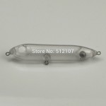 10pcs Blank Lure bodies 93mm, Unpainted Fishing Lures, Popper, Top water, Wobblers, Freshwater Hardbait, Free shipment