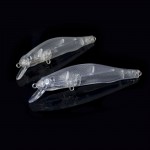 10pcs Magnet System Blank Hard Lures 82mm 90mm Unpainted Fishing Bait, Minnow, Wobblers, Bass Walleye Crappie bait