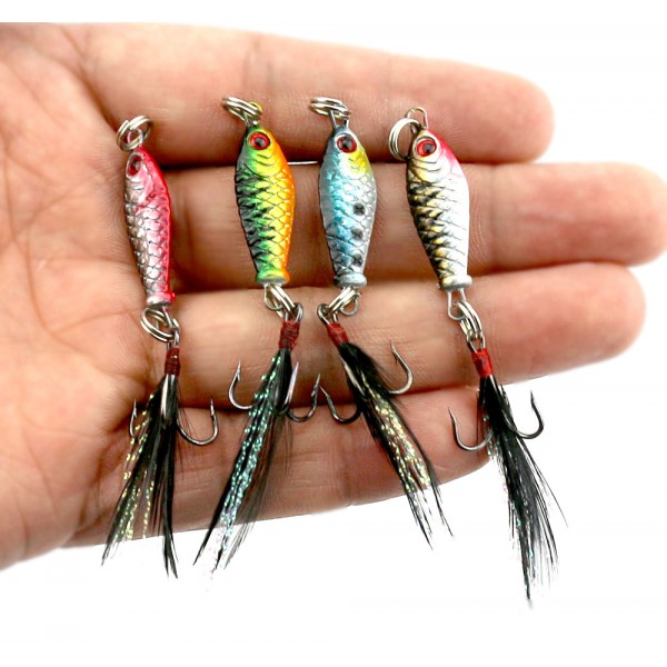 10pcs Metal Jigs Lead Fishing Lure 6.4G 2.5CM Isca Artificial Mini Hard Lead Bait