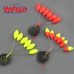 [10set=60pcs] New Seven-star Oval mini fishing float Space beans Easy Use Floater are put on the like a stopper and be fixed