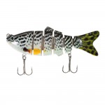 11 colors!! Lixada 10cm 20g Fishing Wobblers 6 Segments Lifelike Swimbait Crankbait Hard Fishing Lure Carp Fishing Tackle Pesca