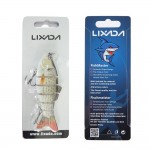 11 colors!! Lixada 10cm 20g Fishing Wobblers 6 Segments Lifelike Swimbait Crankbait Hard Fishing Lure Carp Fishing Tackle Pesca