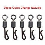 120pcs Carp Fishing Accessories Tackle Anti Tangle Sleeves Tail Rubbers Safety Lead Clips Quick Change Swivels Set With Box