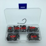 120pcs/box 1#-5/0# 6 size mix 7381 fishing Hooks Octopus Sport Cirle bait sea hook with box