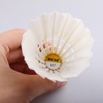 12PCS Sport Training White Goose Feather Birdies Shuttlecocks Badminton Ball CiGu duck feather 76 Speed NEW