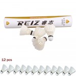 12PCS Sport Training White Goose Feather Birdies Shuttlecocks Badminton Ball CiGu duck feather 76 Speed NEW