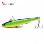 14.5g 9cm 1Pcs/lot Winter Fishing Hard Bait VIB With Lead Inside Ice Sea Fishing Tackle Diving Swivel Jig Wobbler Lure 5 Colors