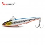 14.5g 9cm 1Pcs/lot Winter Fishing Hard Bait VIB With Lead Inside Ice Sea Fishing Tackle Diving Swivel Jig Wobbler Lure 5 Colors