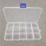 15 Compartments Transparent Visible Plastic Fishing Lure Box Fishing Tackle box Multifunctional Fishing Hook Storage Case