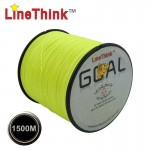 1500M GOAL LineThink Brand  Best Quality Multifilament 100% PE Braided Fishing Line Fishing Braid  Free Shipping