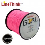 1500M GOAL LineThink Brand  Best Quality Multifilament 100% PE Braided Fishing Line Fishing Braid  Free Shipping