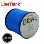 1500M GOAL LineThink Brand  Best Quality Multifilament 100% PE Braided Fishing Line Fishing Braid  Free Shipping