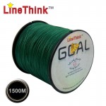 1500M GOAL LineThink Brand  Best Quality Multifilament 100% PE Braided Fishing Line Fishing Braid  Free Shipping