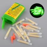 15Pcs 4.5x36mm Fishing Fluorescent Lightstick Light Night Float Rod Lights Dark Glow Stick Drop Shipping