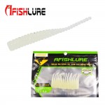 15pcs a lot  Afishlure single tail soft bait 38mm 0.36g root fishing soft bait artificial Lure plastic worm maggot bait 