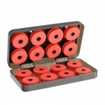 16pcs Foam Winding Board Fishing Line Shaft Bobbin Spools Tackle Box Red Utility Line Box Fishing Tackle Boxes