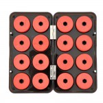 16pcs Foam Winding Board Fishing Line Shaft Bobbin Spools Tackle Box Red Utility Line Box Fishing Tackle Boxes