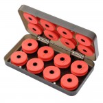 16pcs Foam Winding Board Fishing Line Shaft Bobbin Spools Tackle Box Red Utility Line Box Fishing Tackle Boxes