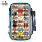 180 pcs Wet Dry Nymph Fly Fishing Flies Set Fly Lure Kit hand tied Flies for Trout Pike grayling