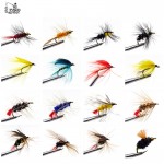 180 pcs Wet Dry Nymph Fly Fishing Flies Set Fly Lure Kit hand tied Flies for Trout Pike grayling