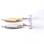 1PC Metal Lure Exported Fishing Bait Spoon Lures 5G-7G-10G-15G-20G Fishing Lure 2 Color 8#-2# Hook Fishing Tackle