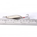 1PC Metal Lure Exported Fishing Bait Spoon Lures 5G-7G-10G-15G-20G Fishing Lure 2 Color 8#-2# Hook Fishing Tackle